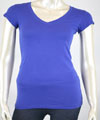 ACTIVE BASIC PLUS SIZE SHORT SLEEVE V-NECK SHIRTS