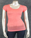 ACTIVE BASIC SHORT SLEEVE SCOOP NECK SHIRTS